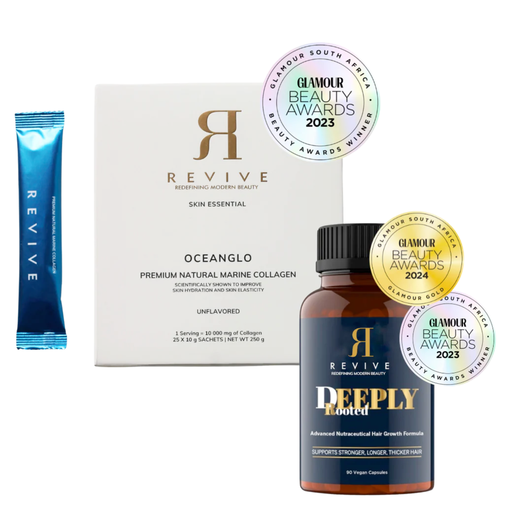 HAIR REVIVAL DUO - Deeply Rooted and Oceanglo Collagen