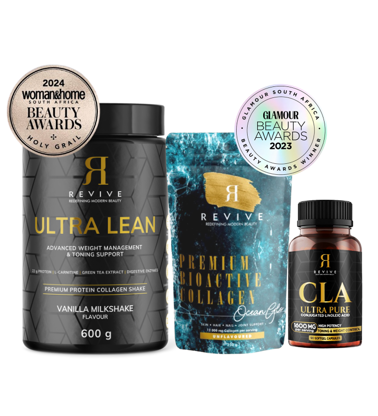 SLIM AND GLOW COMBO - Marine Collagen + CLA + Ultra Lean Shake